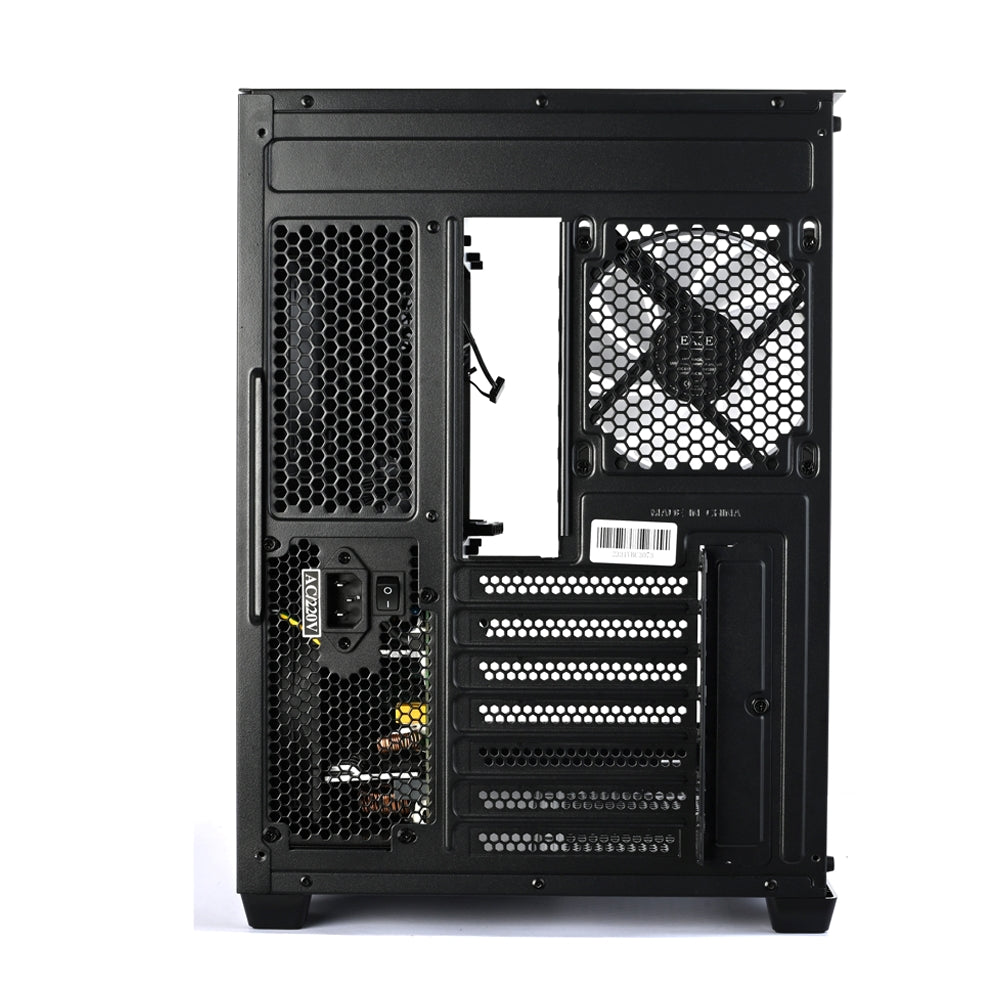 EASE Casing EC124B Tempered Glass Gaming Black 4 RGB Fans EASE Casing EC124B Tempered Glass Gaming Black 4 RGB Fans